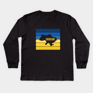 Ukraine Kids Long Sleeve T-Shirt